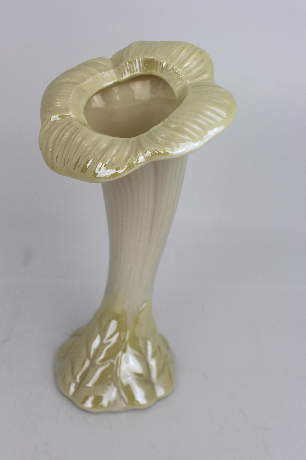 Irish Belleek Lustre Sunflower Vase c.1970 - Image 3 of 4