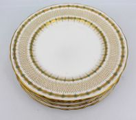 Set of 6 Tuscan Kensington Bejewelled Porcelain Plates