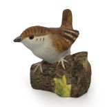 Acorn Bird Wren Figurine