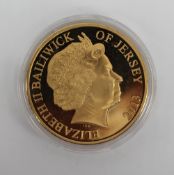 Elizabeth II Bailiwick of Jersey 2013 Fifty Pence Proof Cased