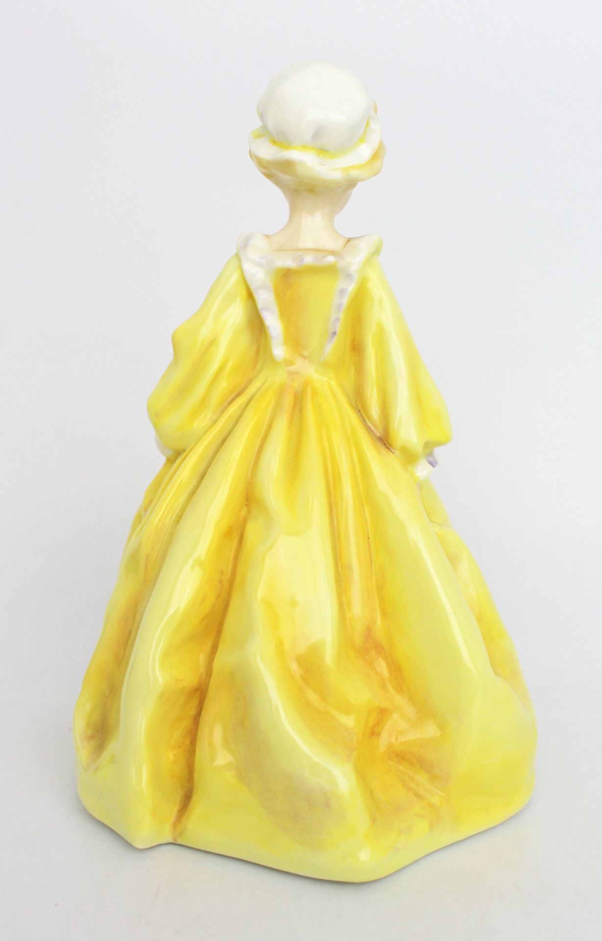 Royal Worcester Figurine Yellow Grandmothers Dress - Image 2 of 3