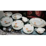 Grindley 1940's England Creampetal 36 Piece Dinner Service