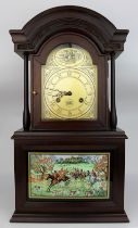 Vintage Hunting Hermle Mantel Clock