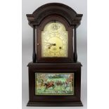 Vintage Hunting Hermle Mantel Clock