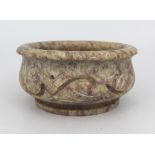 Carved Marble Bowl