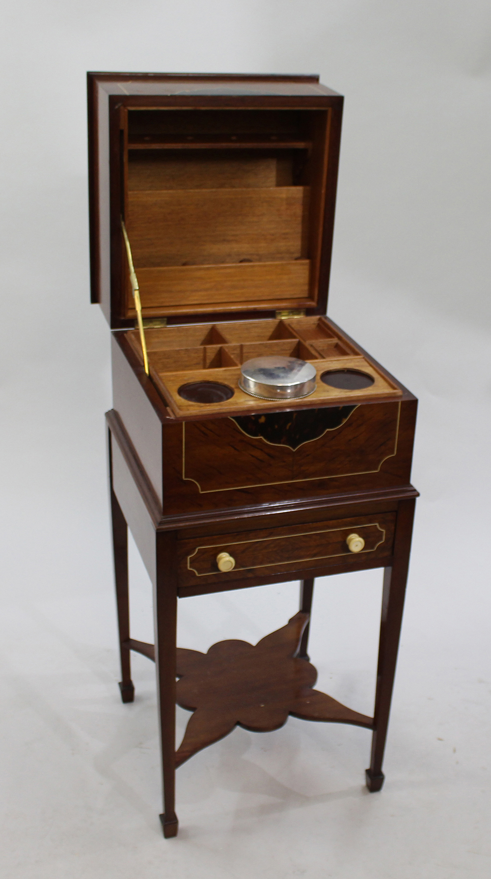 Antique Mahogany Vanity Toilet Table - Image 9 of 14