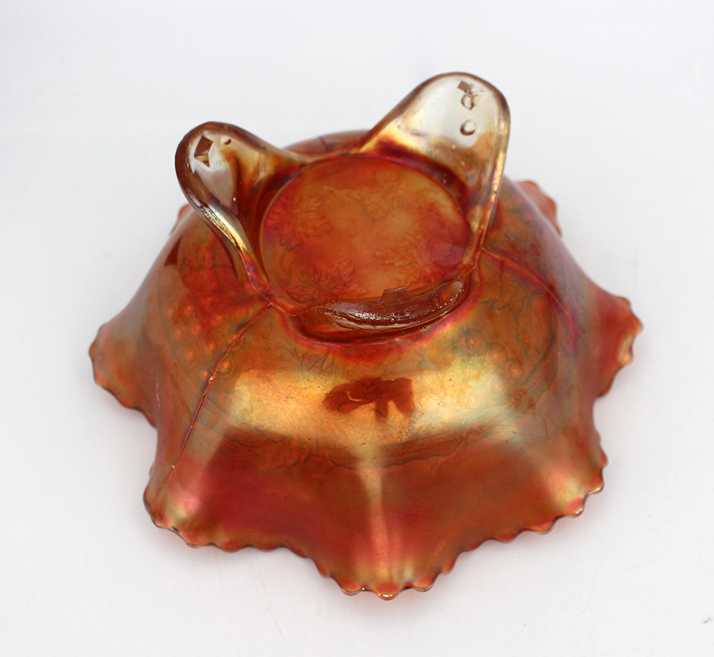 Vintage Iridescent Carnival Glass Bowl - Bild 3 aus 3