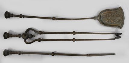 Set of Antique Fire Irons