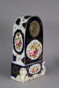 French Mid 19th c. Porcelain Mantel Clock