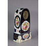 French Mid 19th c. Porcelain Mantel Clock