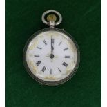 Silver Lady's Pocket Watch