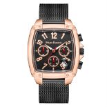 Mann Egerton Hand Assembled Impact in rose black Watch - FREE DELIVERY & 5 YEAR WARRANTY