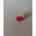Kashmir Ruby 1.99 carat