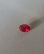 Kashmir Ruby 1.99 carat