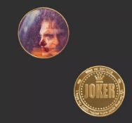 The Joker - Joaquin Phoenix - Gold Plated Coin - Award Winning Actor