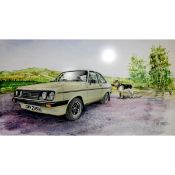 Ford Escort 1980's RS 2000 Nostalgic Metal Wall Art