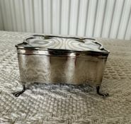 Antique Edwardian Silver Trinket Box