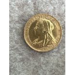 Gold Sovereign 1896 Queen Victoria