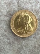 Gold Sovereign 1896 Queen Victoria