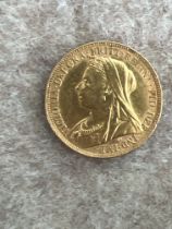 Gold Sovereign 1896 Queen Victoria