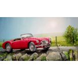 MG A Iconic Classic Sports Car Metal Wall Art