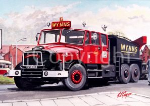 Scammell Superman Heavy Haulage Tractor Unit - Wynns Metal Wall Art