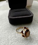 Vintage Smoky Quartz Ring