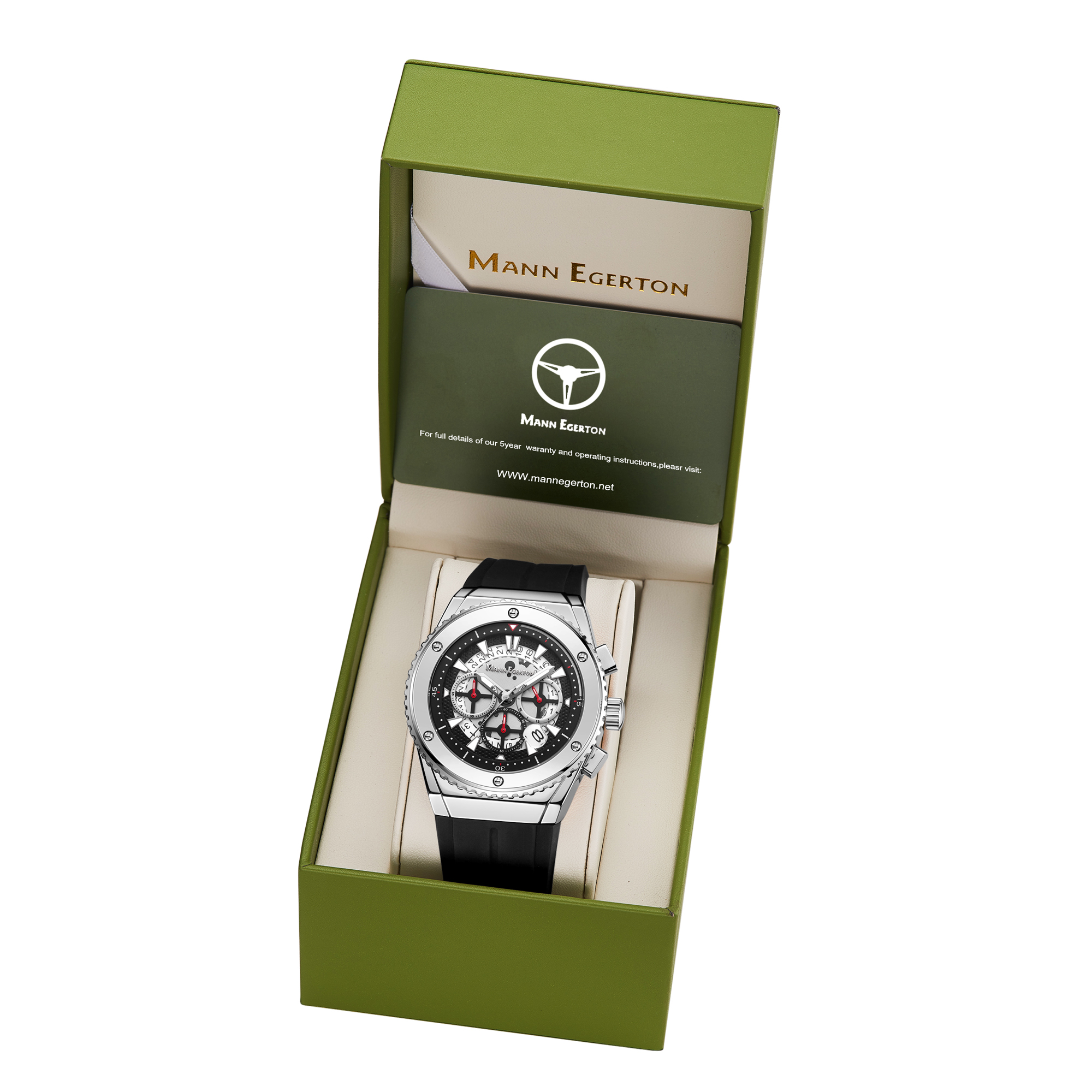 Mann Egerton Hand Assembled Fusion Steel Watch - FREE DELIVERY & 5 YEAR WARRANTY - Image 2 of 5