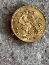 Gold Sovereign George V