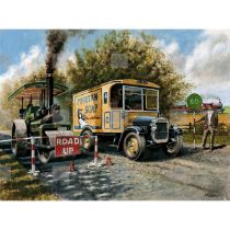 1927 30cwt Thornycroft Garrett 10 Ton Steam Roller Metal Wall Art