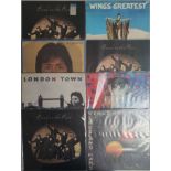 A Collection of 8 x Paul McCartney / Wings Vinyl LPs. To Include UK First Pressings and Posters