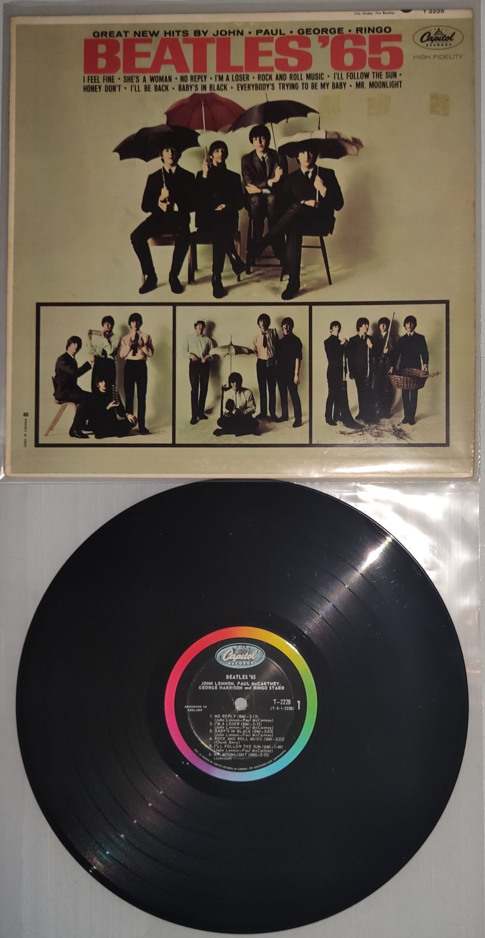 A Collection of 9 x The Beatles Vinyl Records. U.S and Canada Pressings. - Image 10 of 10