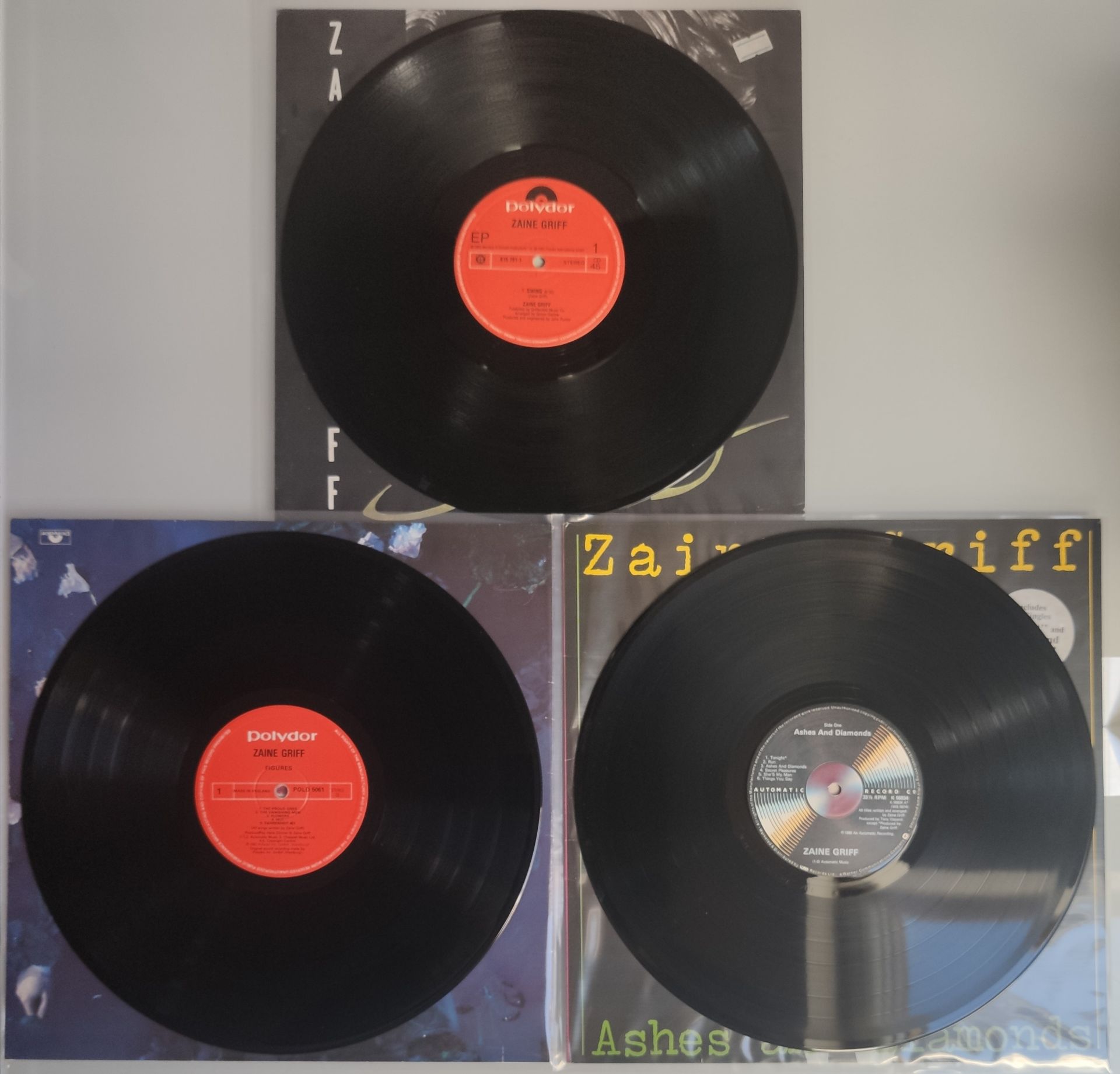 3 x Zaine Griff Vinyl LPs and 12” Single – All UK First Pressings. - Image 2 of 2