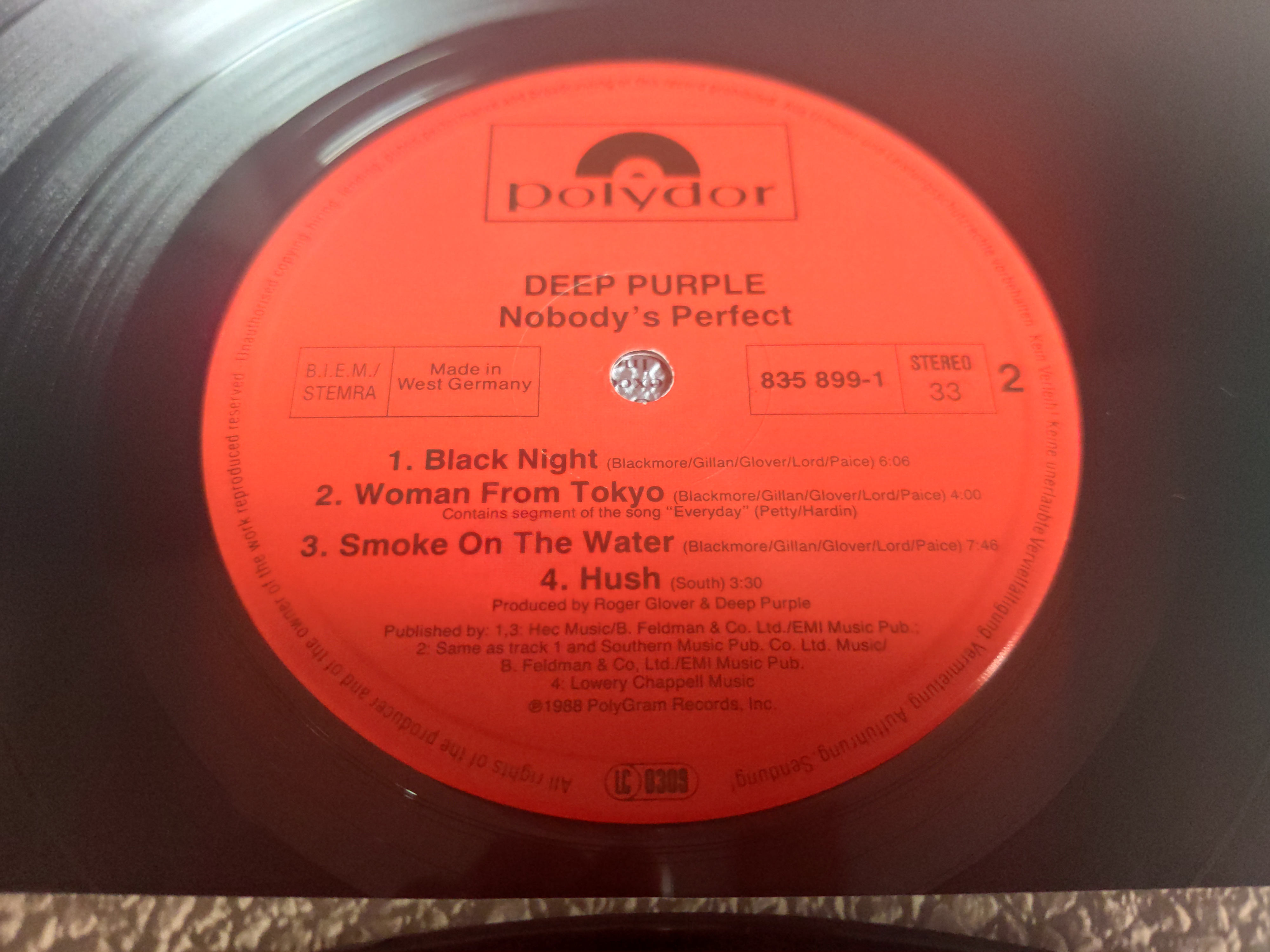 Deep Purple - Nobody's Perfect Double LP - Europe 1988 First Pressing. Ex To NM Condition. - Image 5 of 7