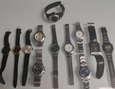 A Collection of 12 x Gents Watches.