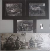 A Lovely Collection of 5 x Prints Depicting Scenes and People From Australia Circa 1900s.