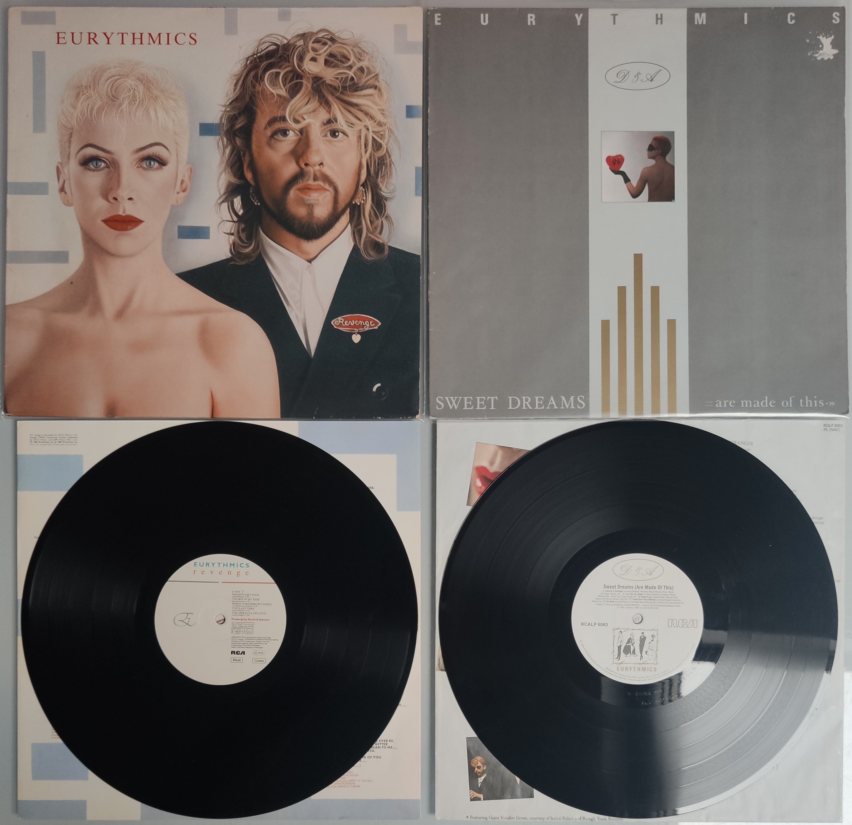 A Collection of 12 x Eurythmics / Annie Lennox New Wave Vinyl LPs and 12” Single. - Image 6 of 9