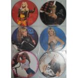 A Collection of 15 x Samantha Fox Etc Vinyl Record Picture Disks.