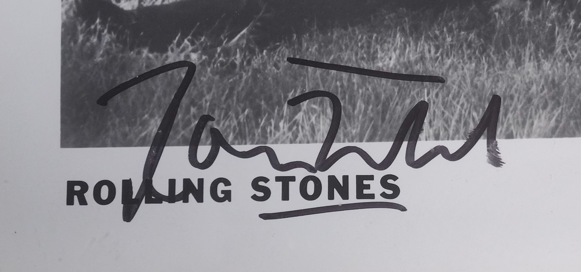 The Rolling Stones Autographed Photo By Mick Jagger – Keith Richards – Charlie Watts – Ronnie Woo... - Image 2 of 5