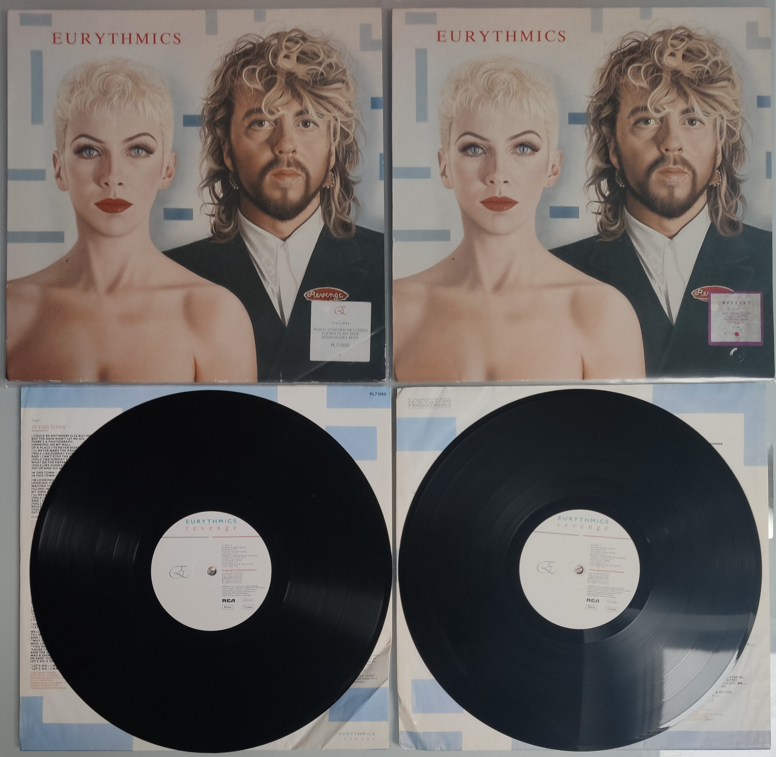 A Collection of 12 x Eurythmics / Annie Lennox New Wave Vinyl LPs and 12” Single. - Image 4 of 9