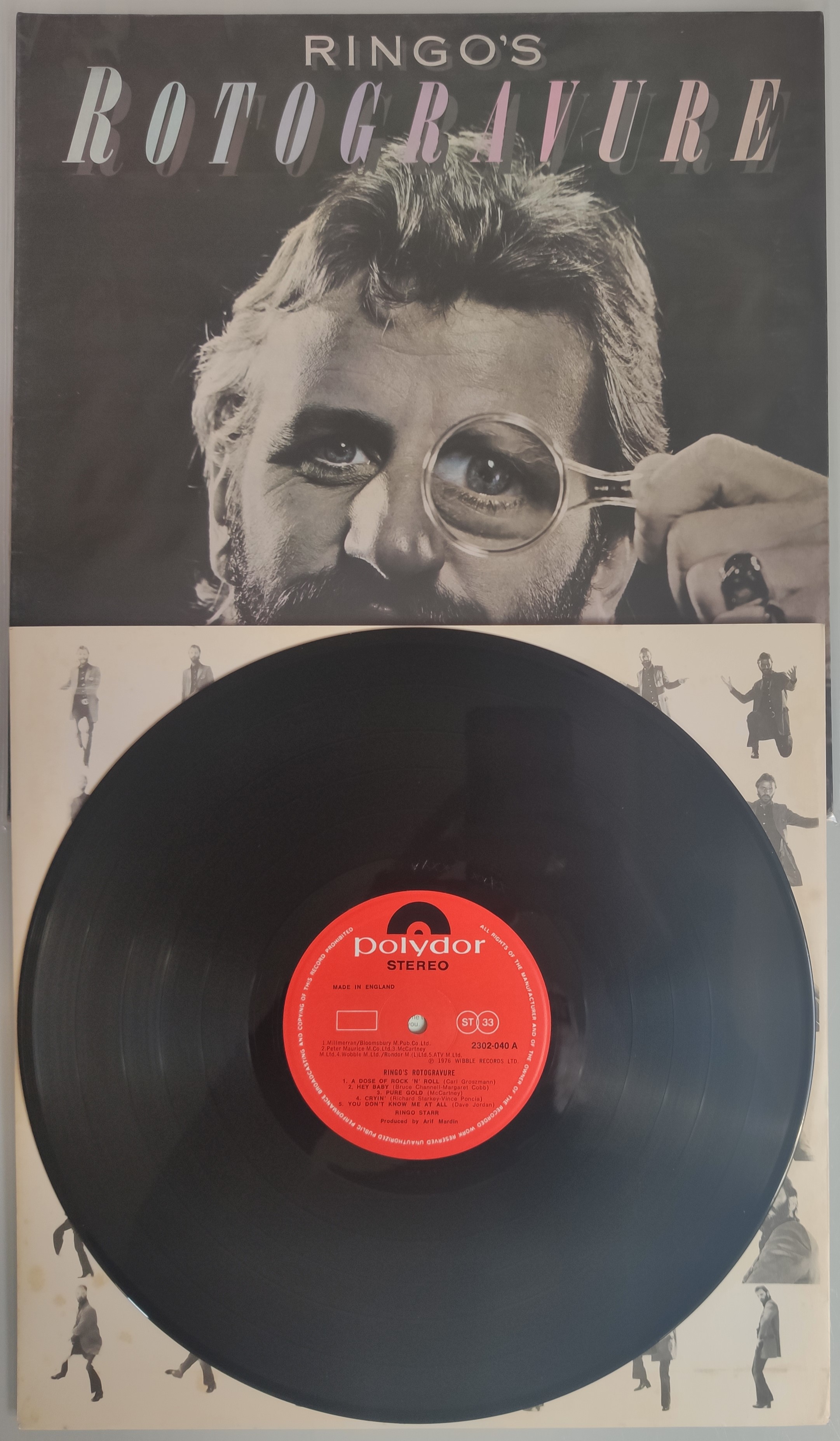 A Collection of 3 x Ringo Starr – Rotogravure Vinyl LP – 1976 UK Pressing and US First Pressings. - Image 2 of 5