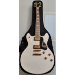 A Stunning Washburn HB45 Semi Hollow Body Electric Guitar. Excellent Condition. With Case.