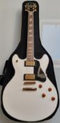 A Stunning Washburn HB45 Semi Hollow Body Electric Guitar. Excellent Condition. With Case.