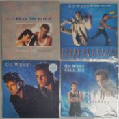 4 x Go West Vinyl LPs and 12” Singles –All First Pressings From 1985.