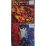 2 x Paul McCartney Vinyl LPs – Flowers In the Dirt & Tug of War – UK First Pressings – EX To NM.