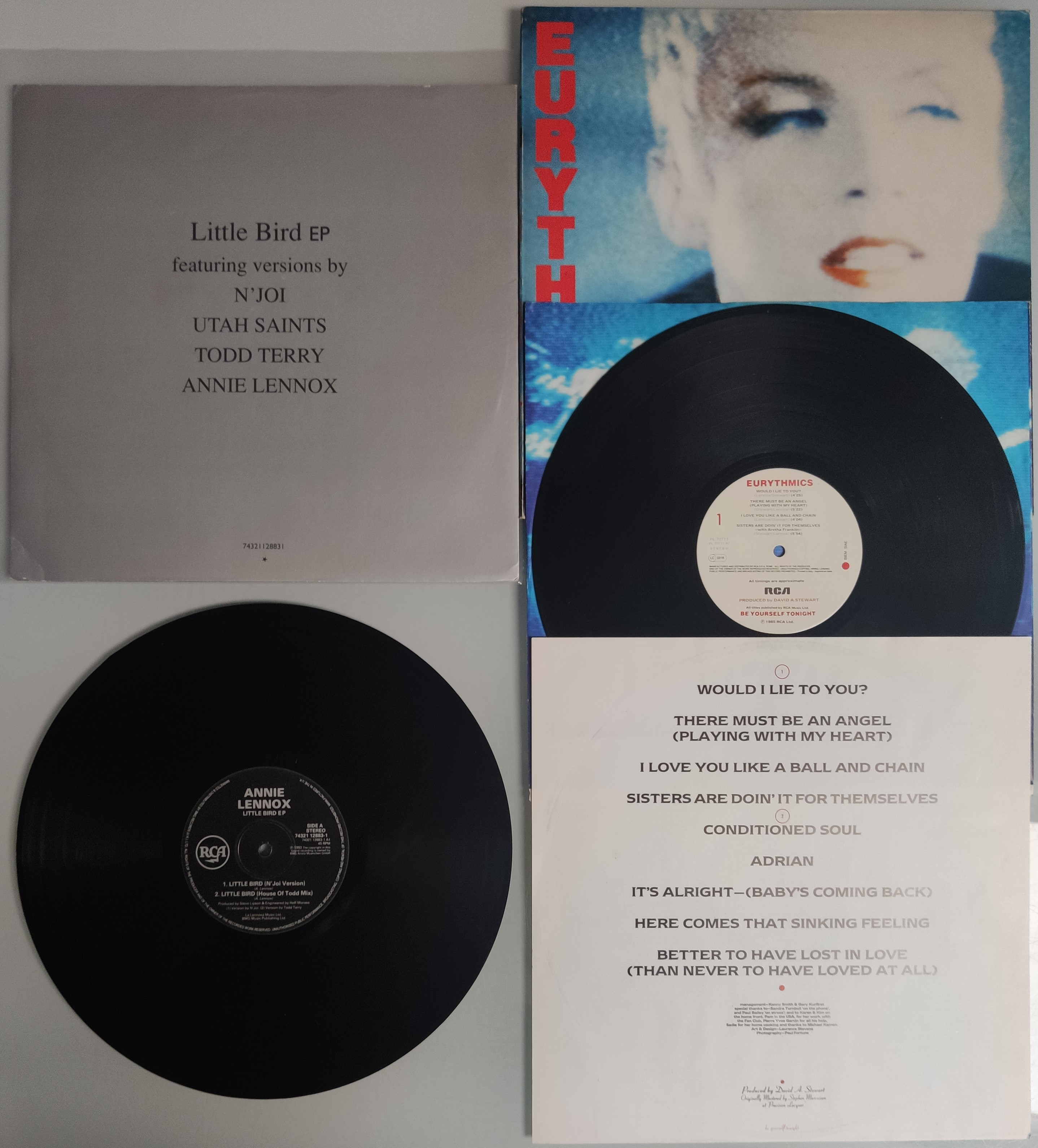 A Collection of 12 x Eurythmics / Annie Lennox New Wave Vinyl LPs and 12” Single. - Image 7 of 9