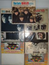 A Collection of 9 x The Beatles Vinyl Records. U.S and Canada Pressings.