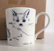 Tracey Emin (B 1963) ‘Docket and His Bird Collection’ Porcelain Coffee Mug, Emin International, 2...
