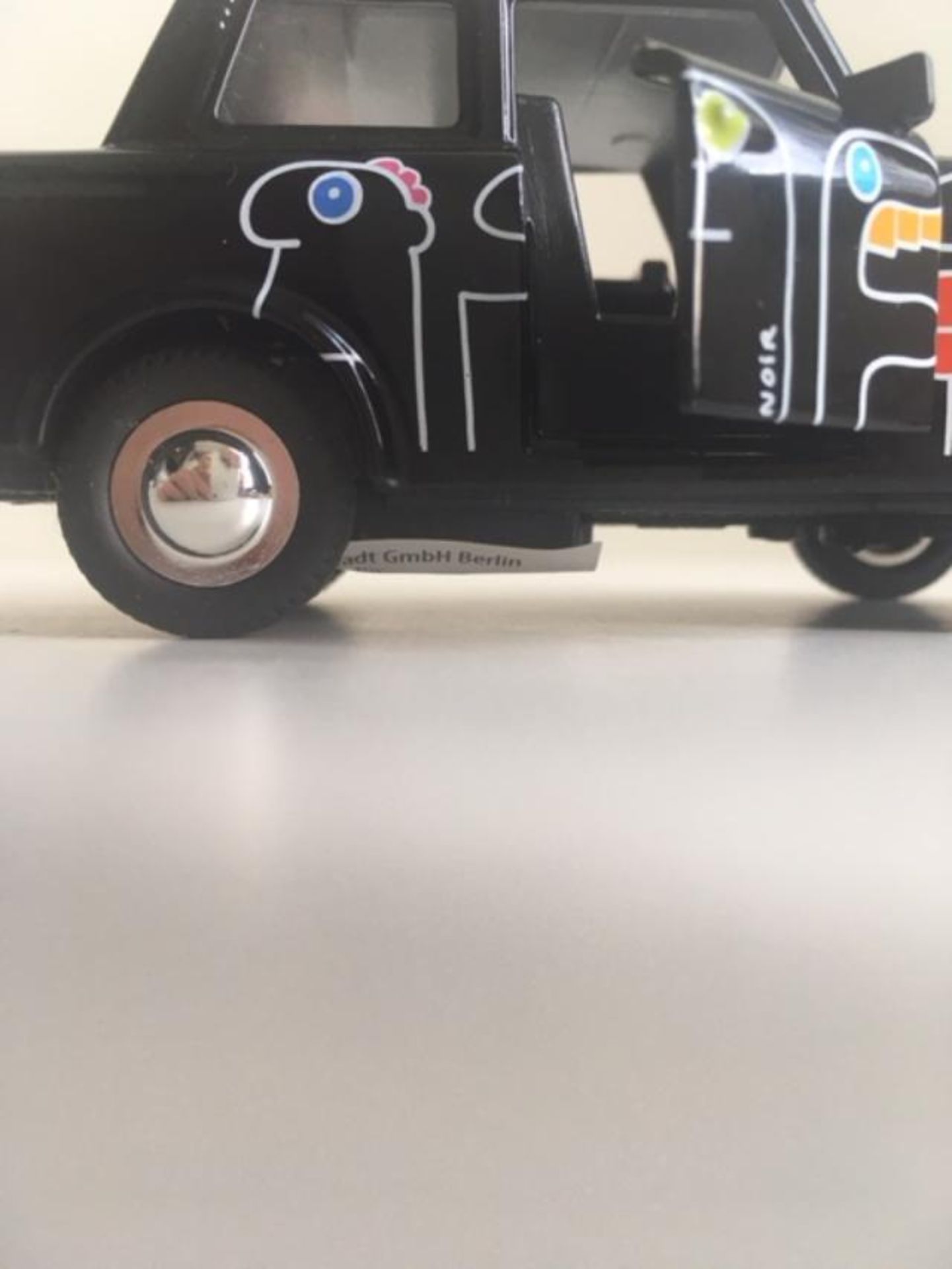 Thierry Noir (B.1958) Black ‘Heads’ Berlin Trabant Car In Colours By Thierry Noir, 1994, Sold Out - Image 12 of 21