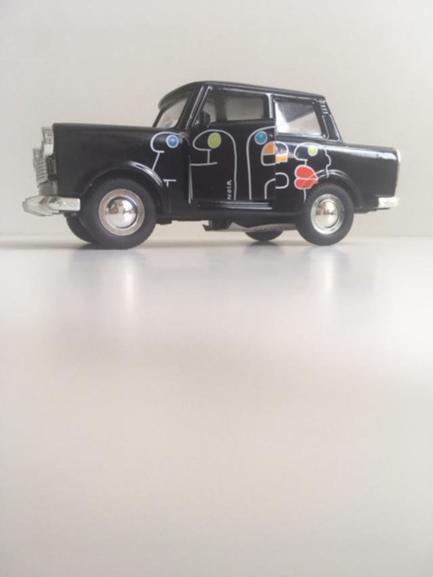 Thierry Noir (B.1958) Black ‘Heads’ Berlin Trabant Car In Colours By Thierry Noir, 1994, Sold Out - Image 16 of 21